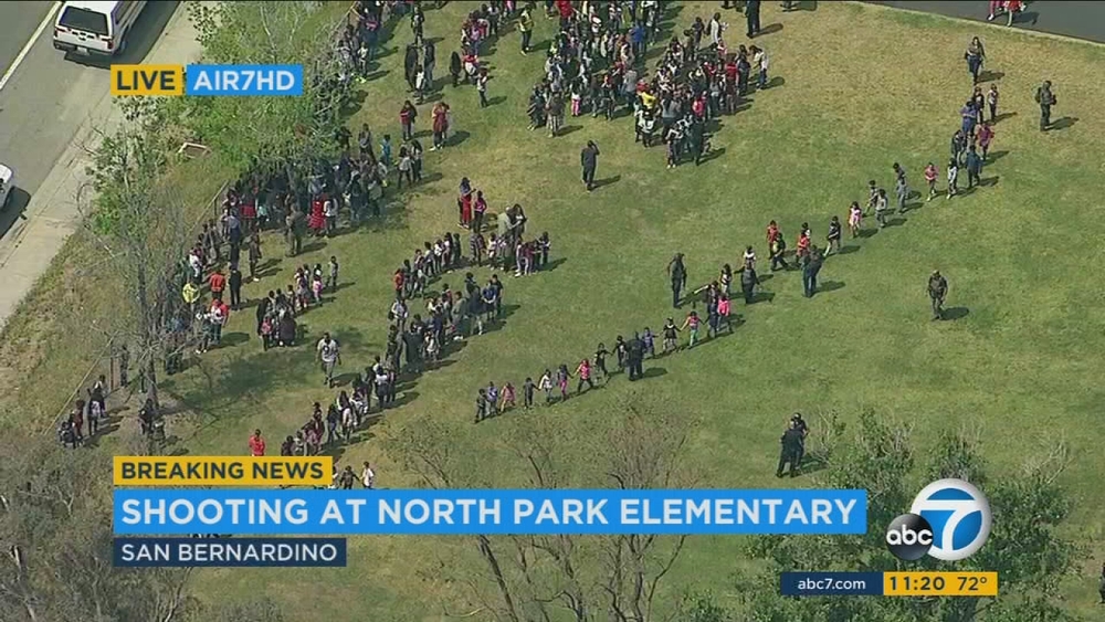 San Bernardino elementary school shooting: 2 killed, 2 injured