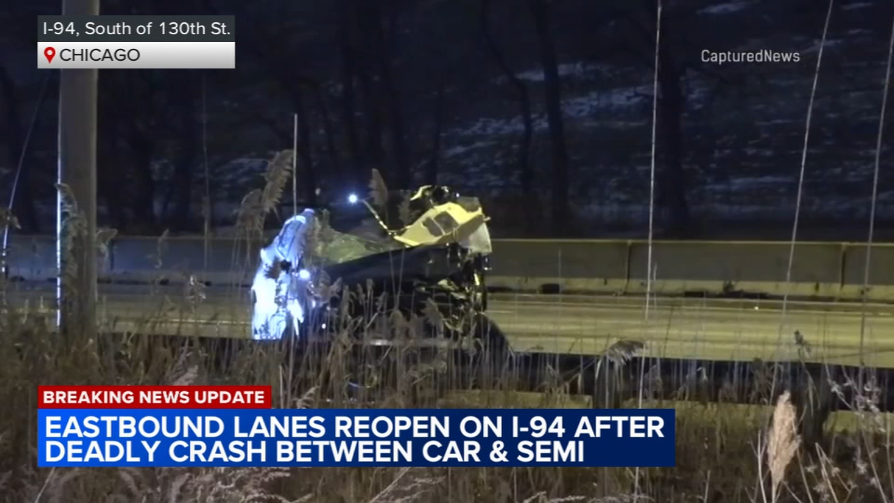 Driver killed in crash involving semi on I-94 on far South Side, ISP says