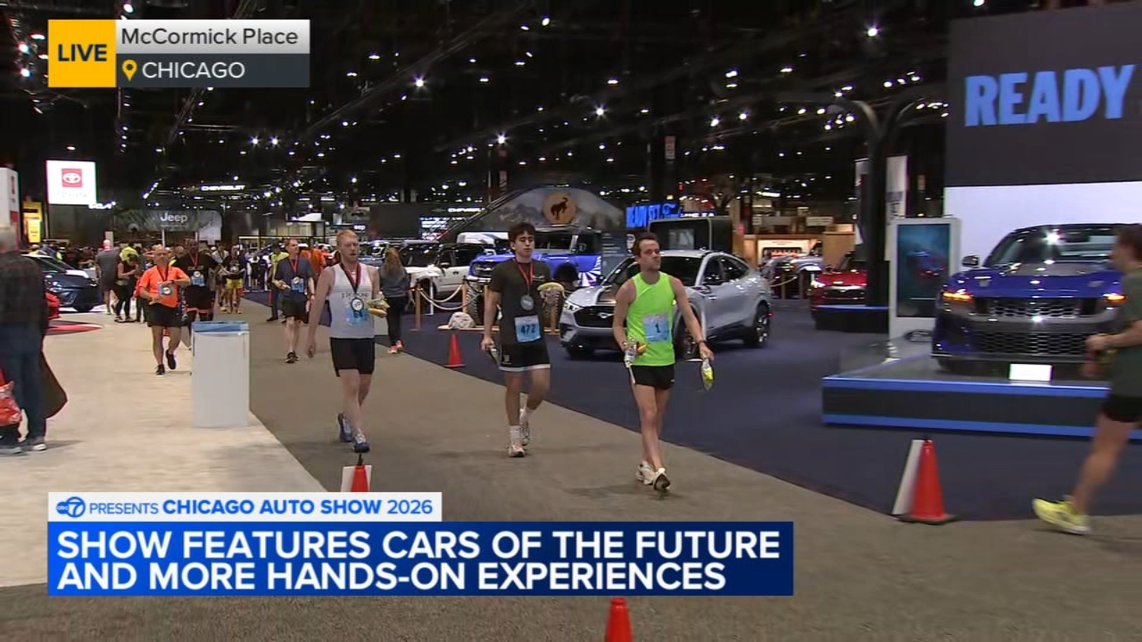 Runners take on 'Miles Per Hour' race at Chicago Auto Show 2026