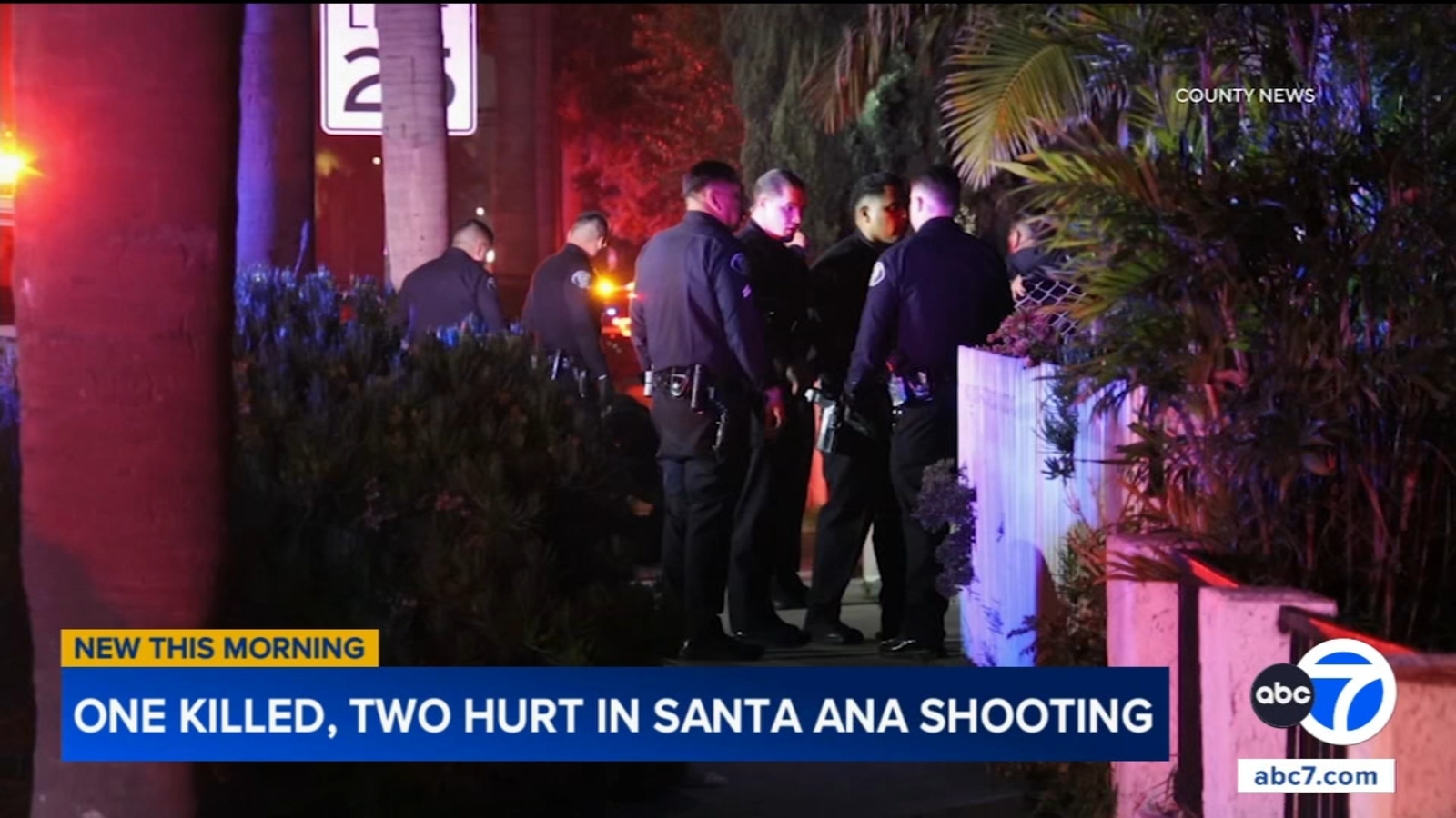 1 person killed, 2 injured in Santa Ana shooting