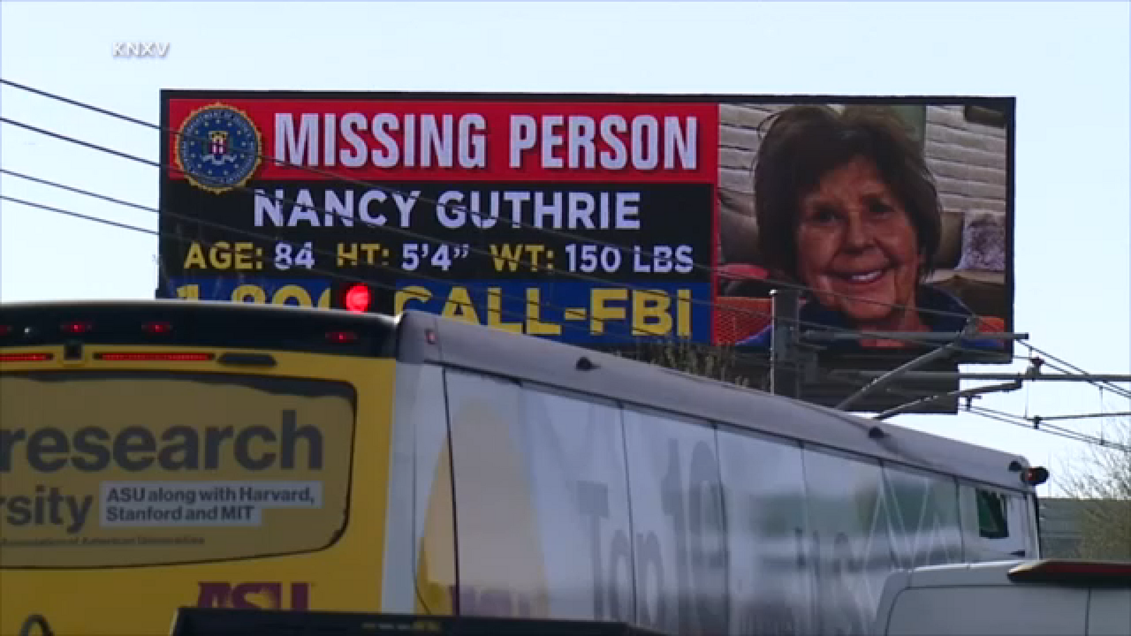 Billboards seeking tips on Nancy Guthrie's whereabouts coming to Houston, FBI says