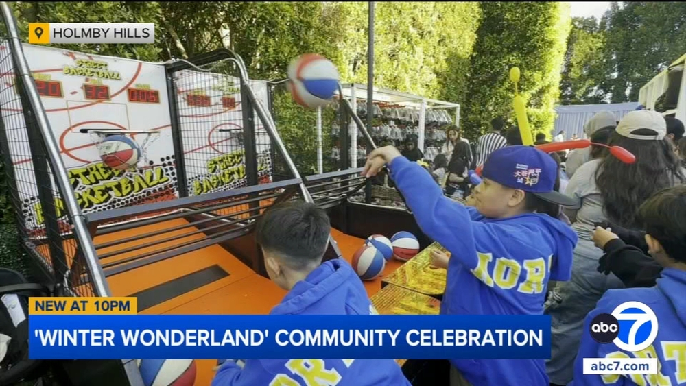 LAPD, Project Blue host 'Winter Wonderland' event