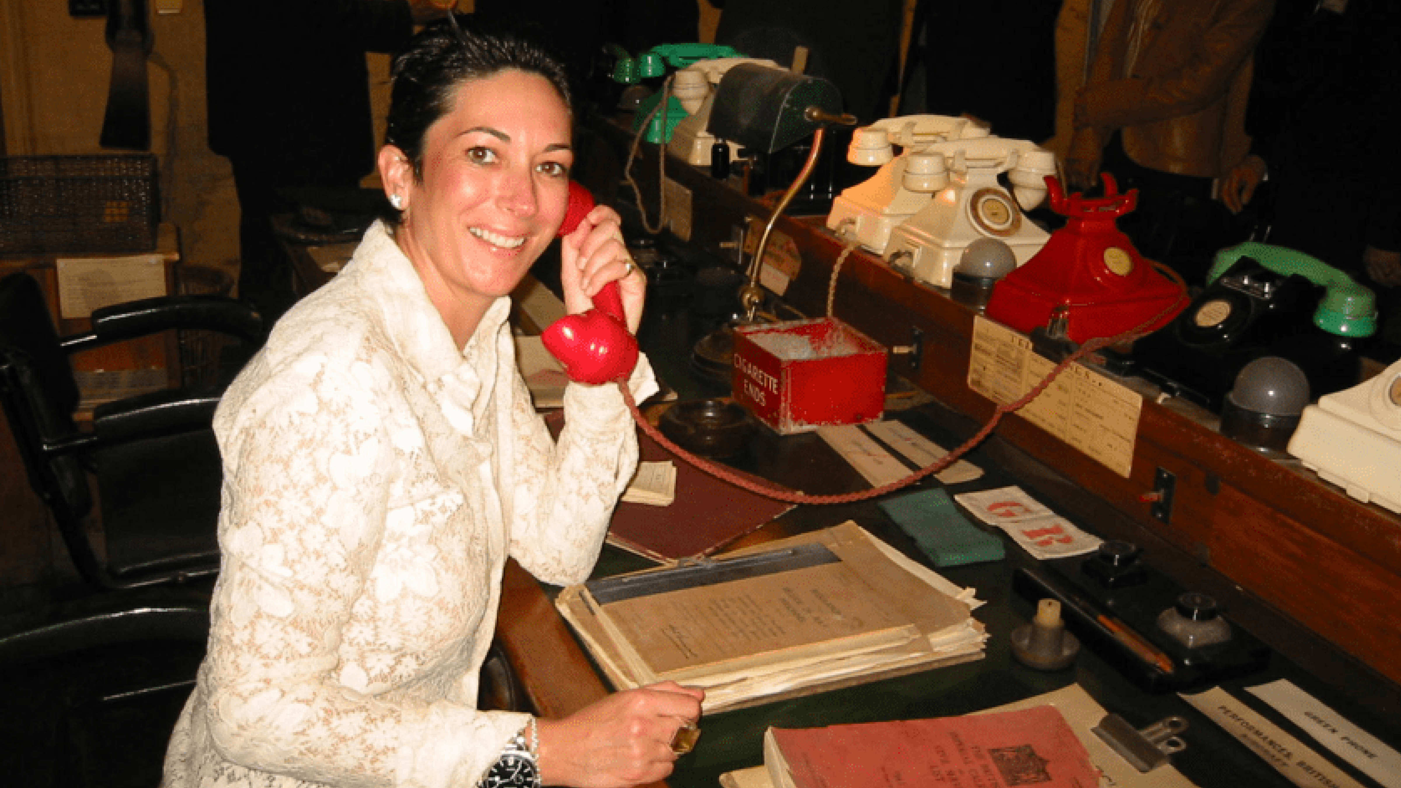 This undated photo released by the U.S. Department of Justice shows Ghislaine Maxwell.