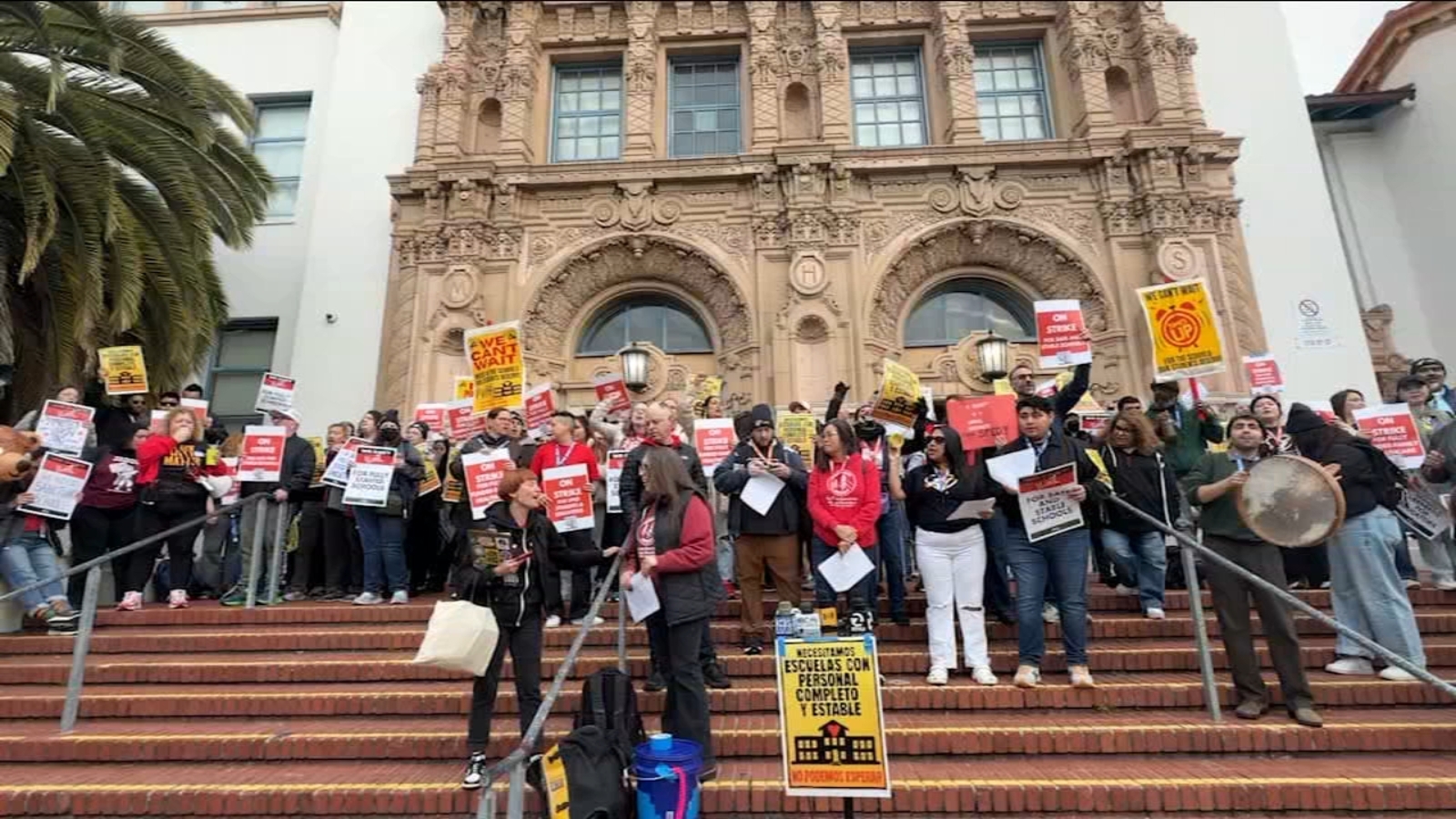 Teachers strike closes SF schools as union, district at odds over pay and health care