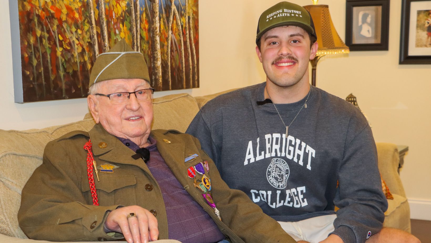 Berks County student helps World War 2 Veteran visit Germany