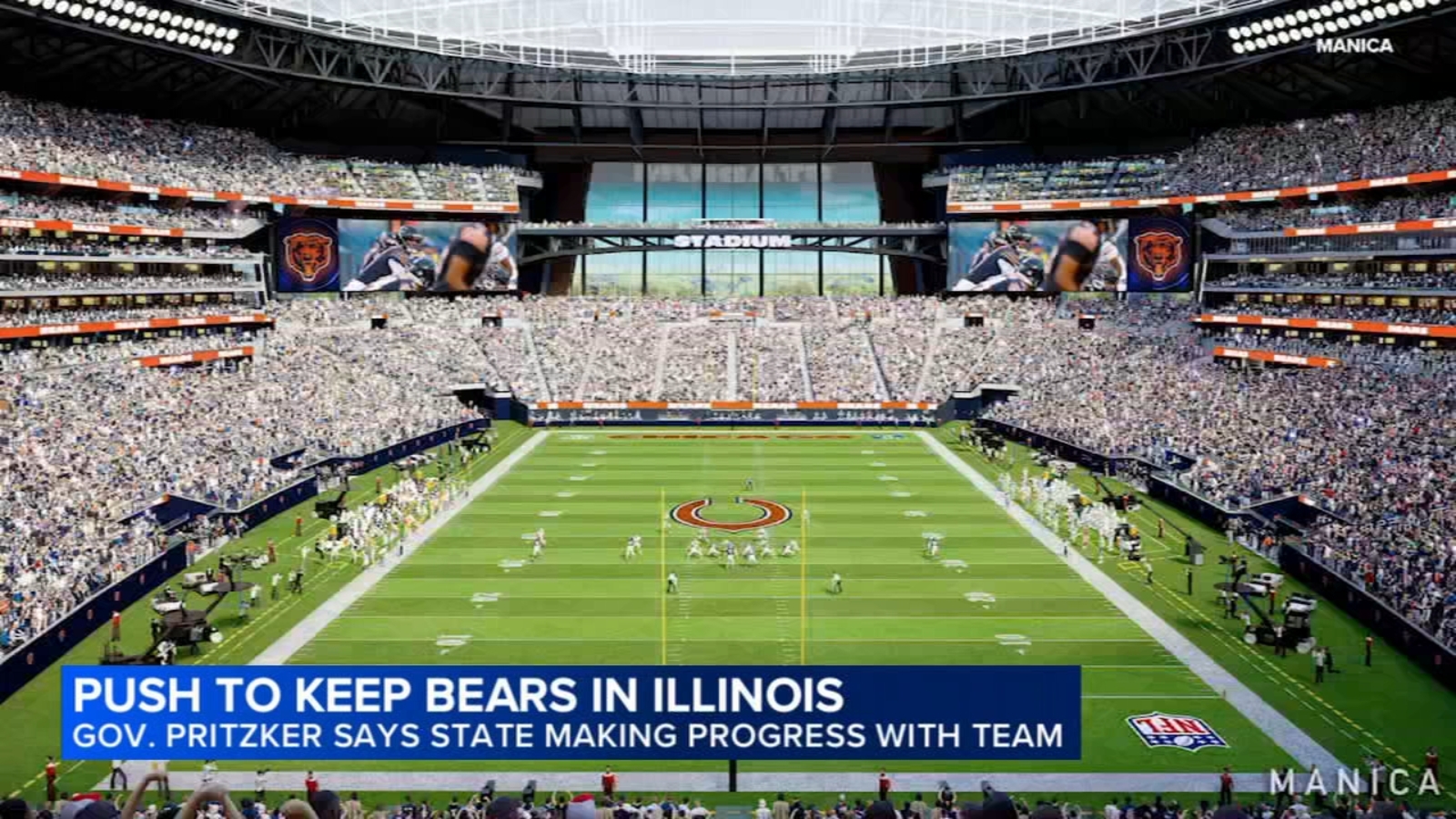 Talks of Bears moving to suburbs progressing, Pritzker says, amid attempts to lure team to Indiana