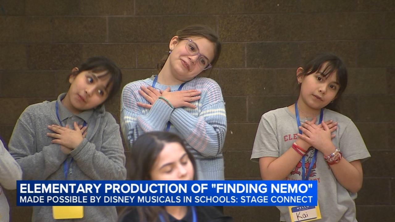 Chicago school putting on 'Finding Nemo' with help from Disney program