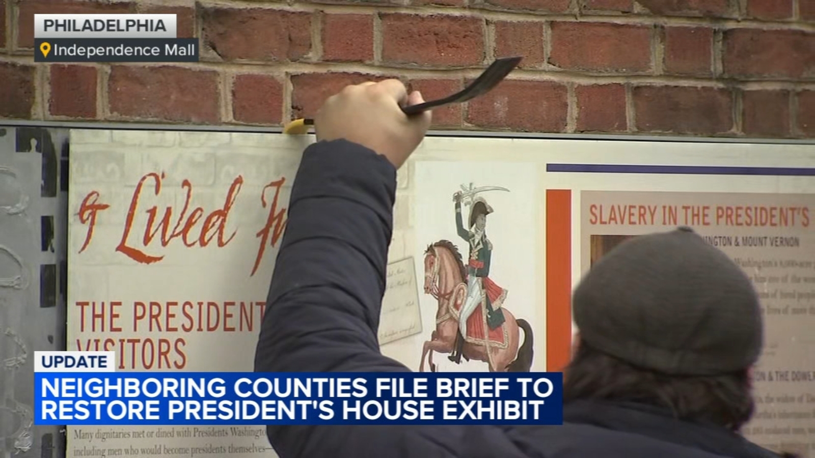 Counties join Philadelphia in fight to restore slavery exhibit