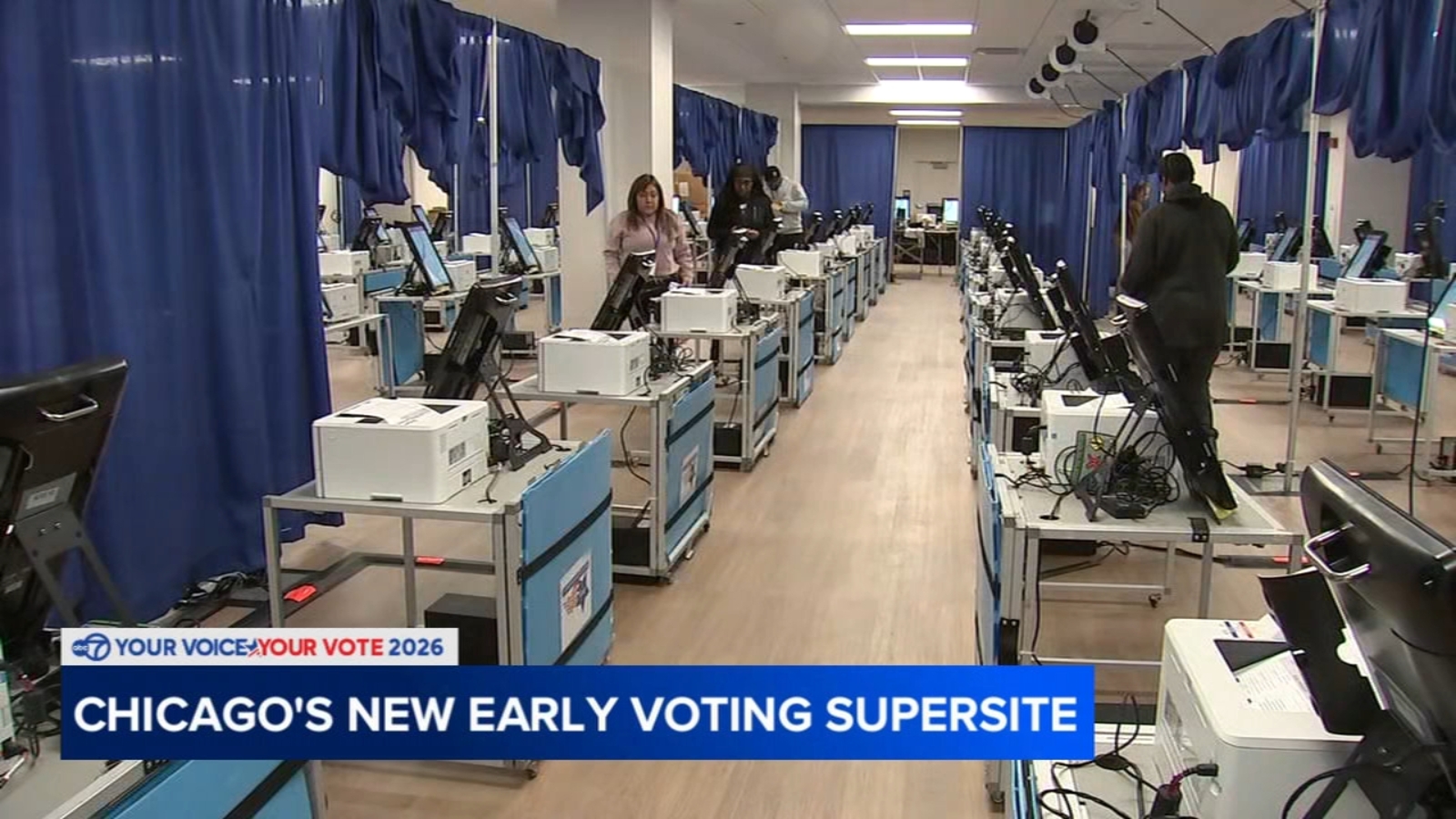 Election officials show off new Chicago voting supersite ahead of Illinois Primary