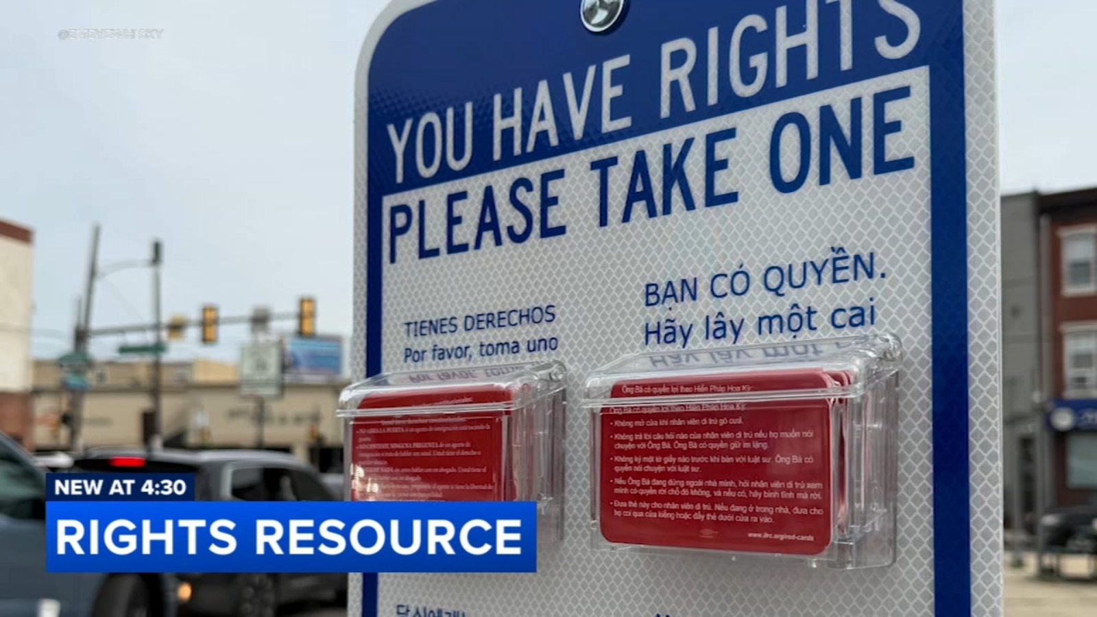 Know Your Rights Art Installation