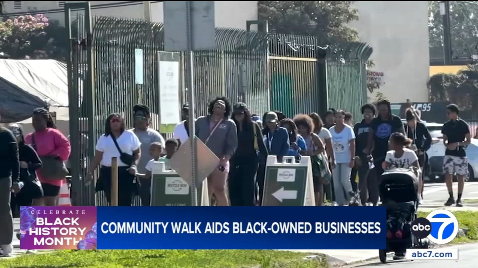 Black Events LA organizes monthly community walks to support Black-owned businesses