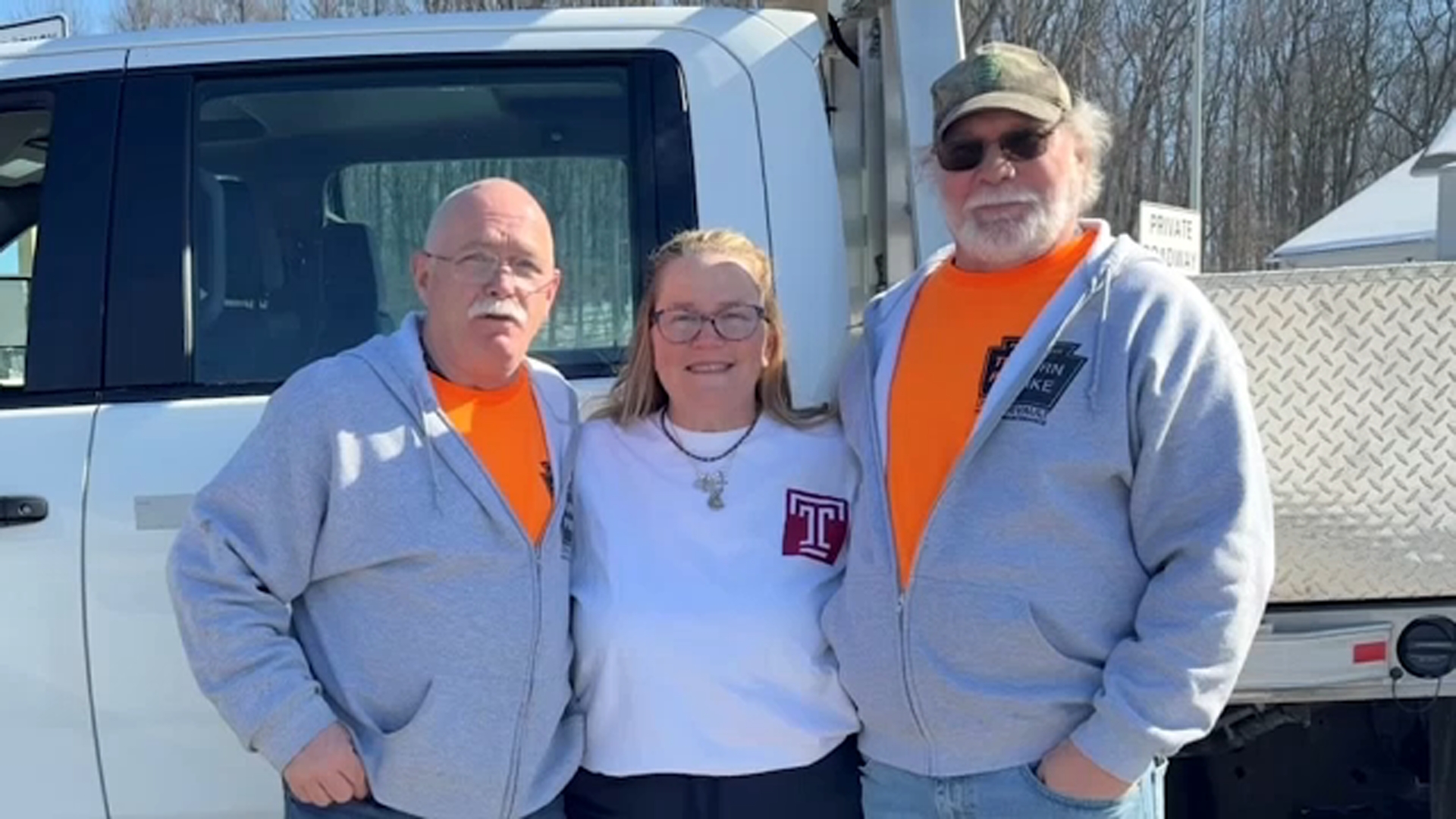PICTURED: Doug Sarver, John Gallagher and Cindy Zimmerman