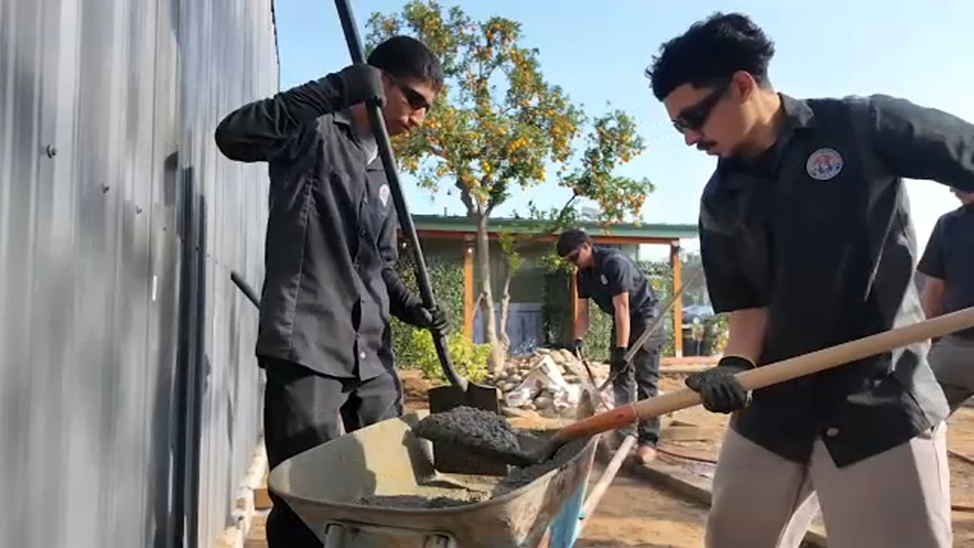 Duncan Polytechnical construction students getting hands-on experience