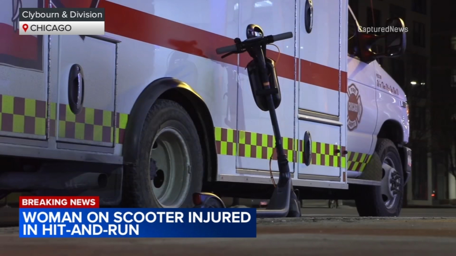 Hit-and-run crash in Old Town, Chicago at Clybourn Avenue and Division ...