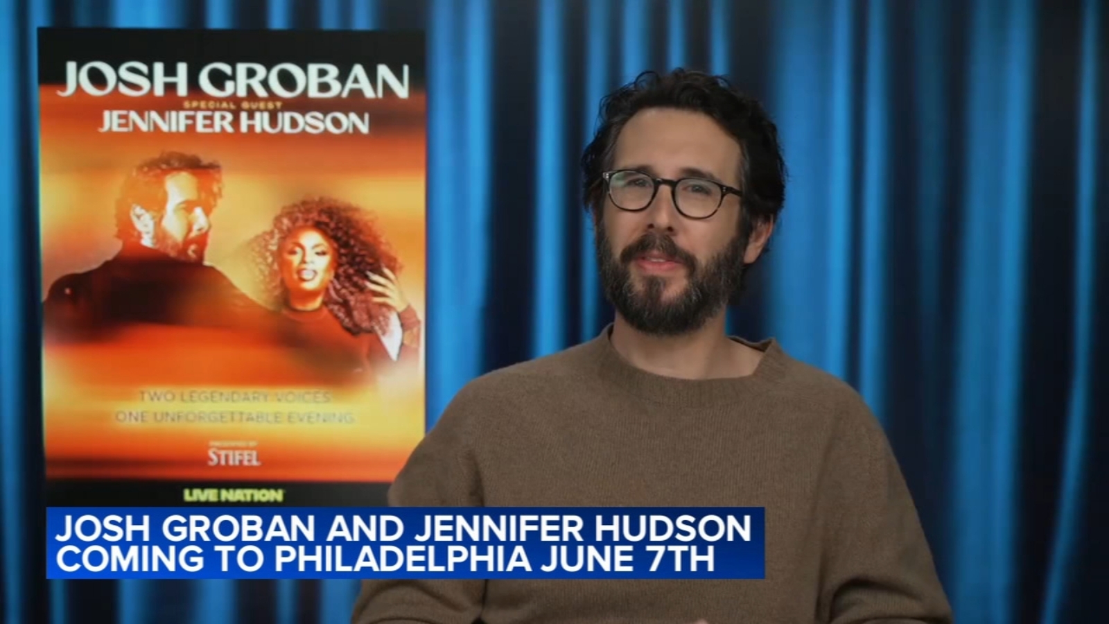 Josh Groban returns to Philadelphia for concert with special guest Jennifer Hudson