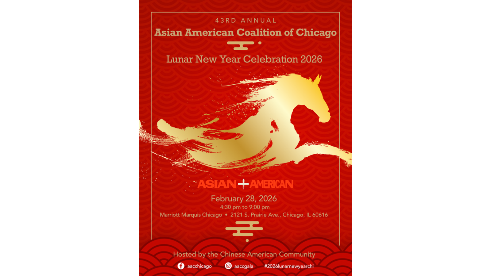 Asian American Coalition of Chicago announces 43rd Annual Lunar New Year Celebration