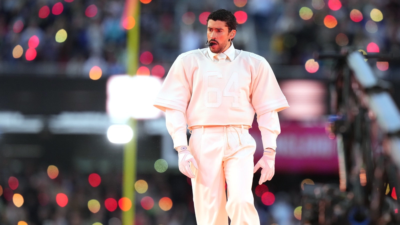 Bad Bunny's Super Bowl halftime show outfit honored his late uncle, a diehard 49ers fan