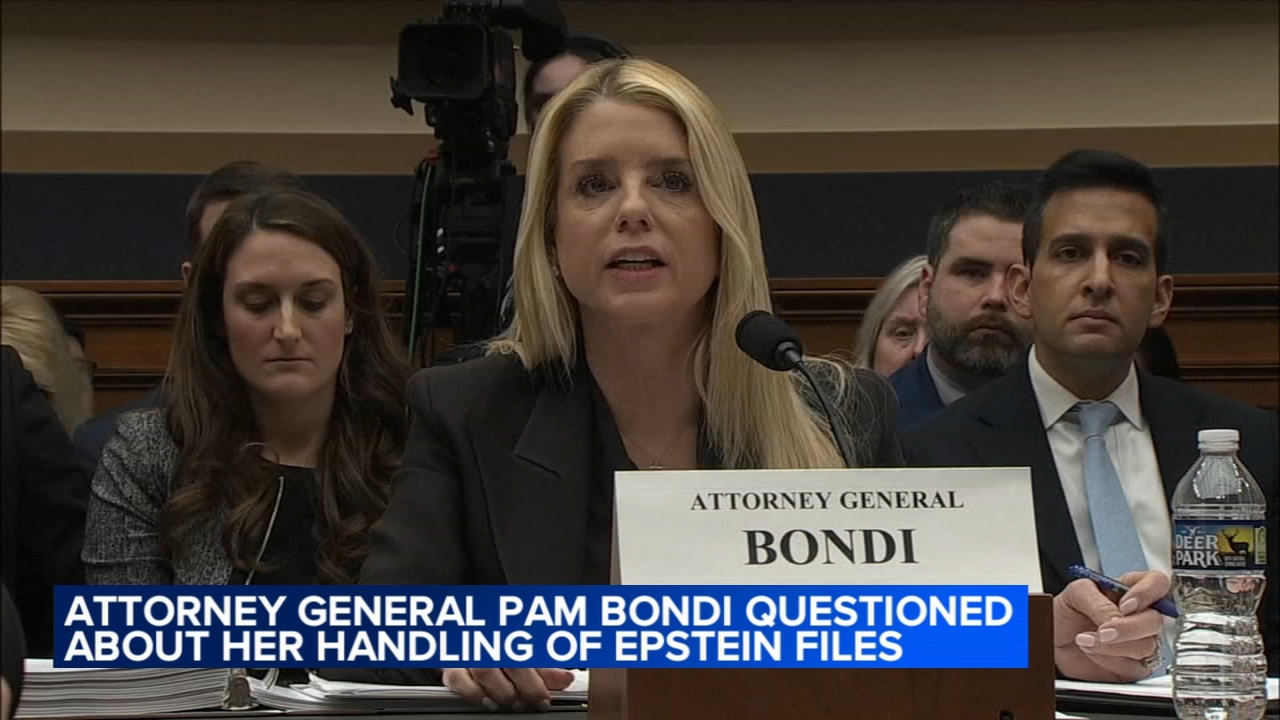 Combative Bondi grilled over Epstein files
