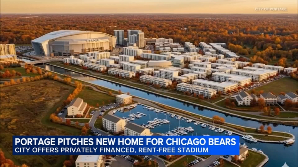 Portage, Indiana makes play for Chicago Bears stadium