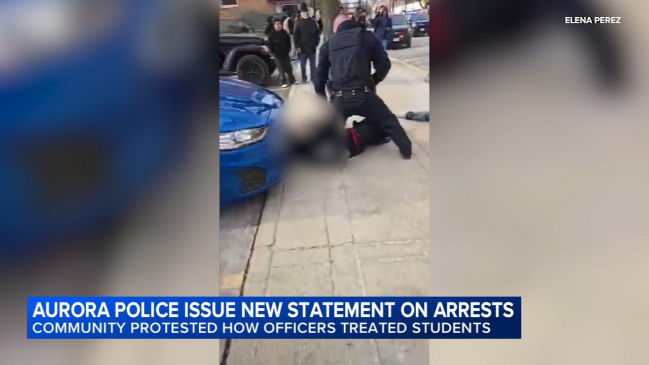 Aurora police respond after officers, students clash at protest