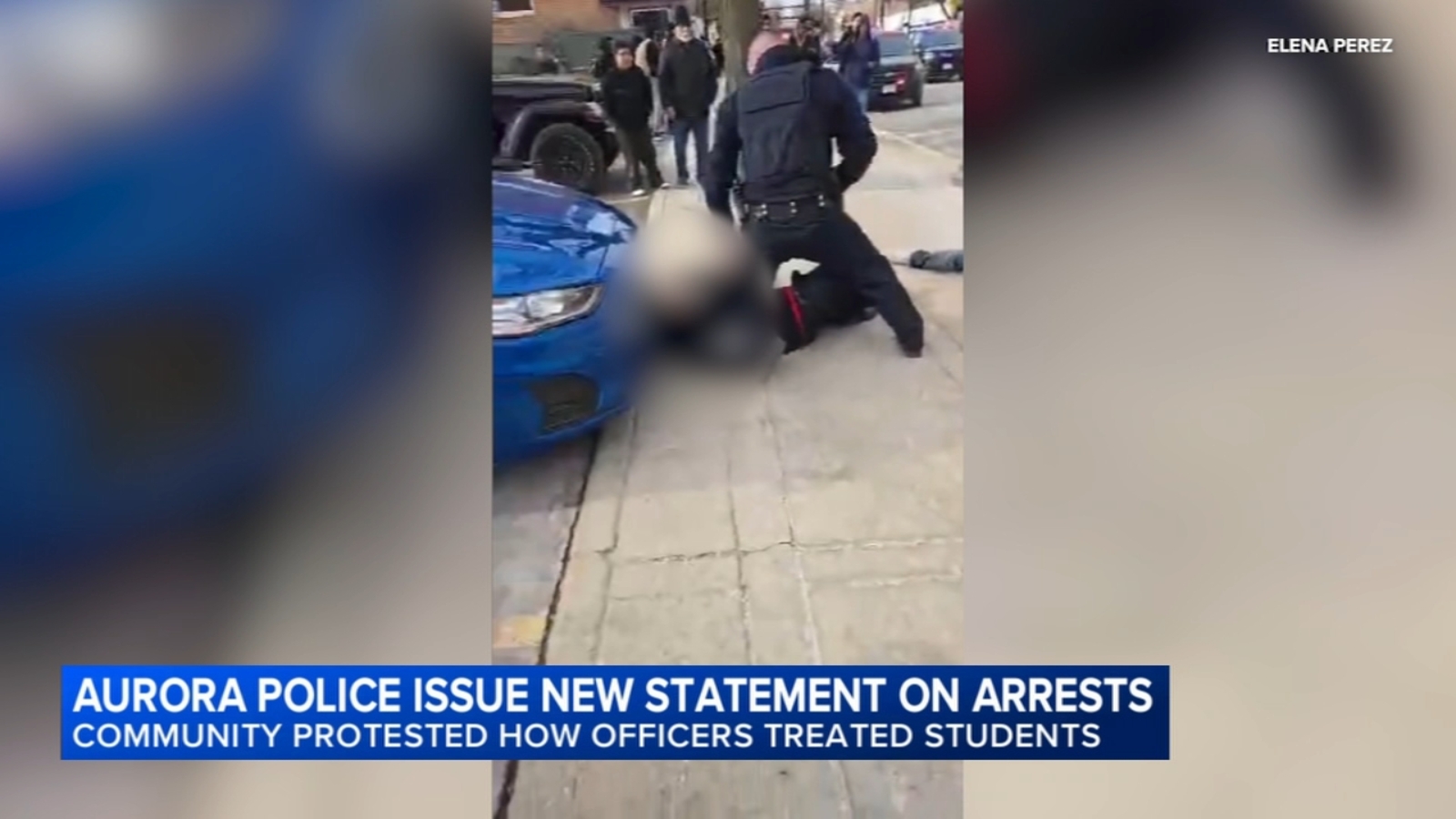 Aurora police respond after video shows officers, students clashing at anti-ICE protest