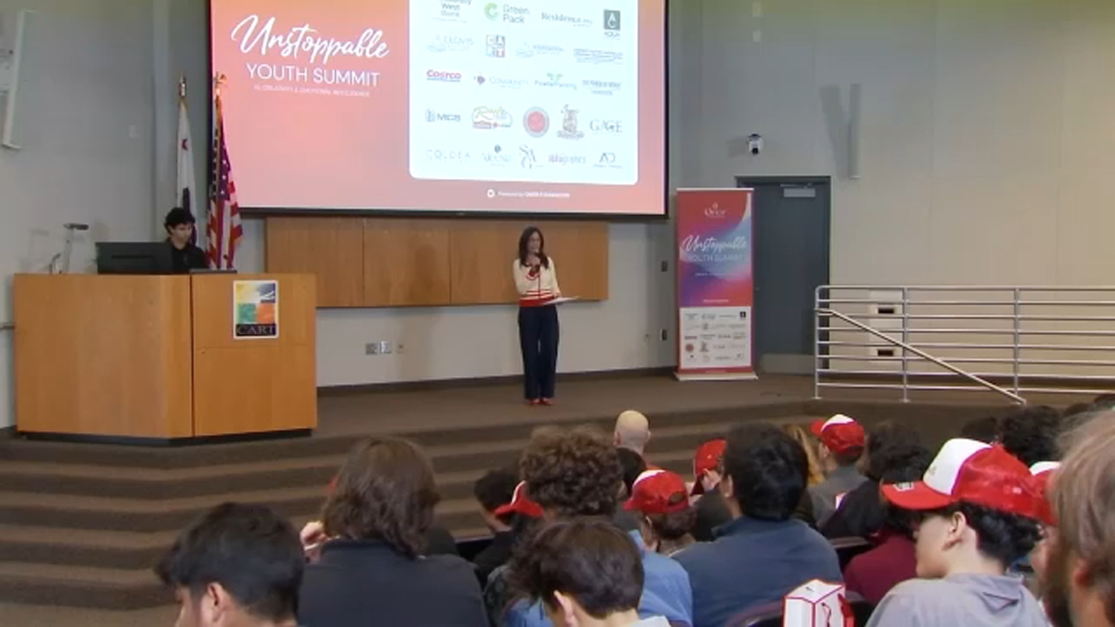 Clovis Unified CART students participate in AI summit