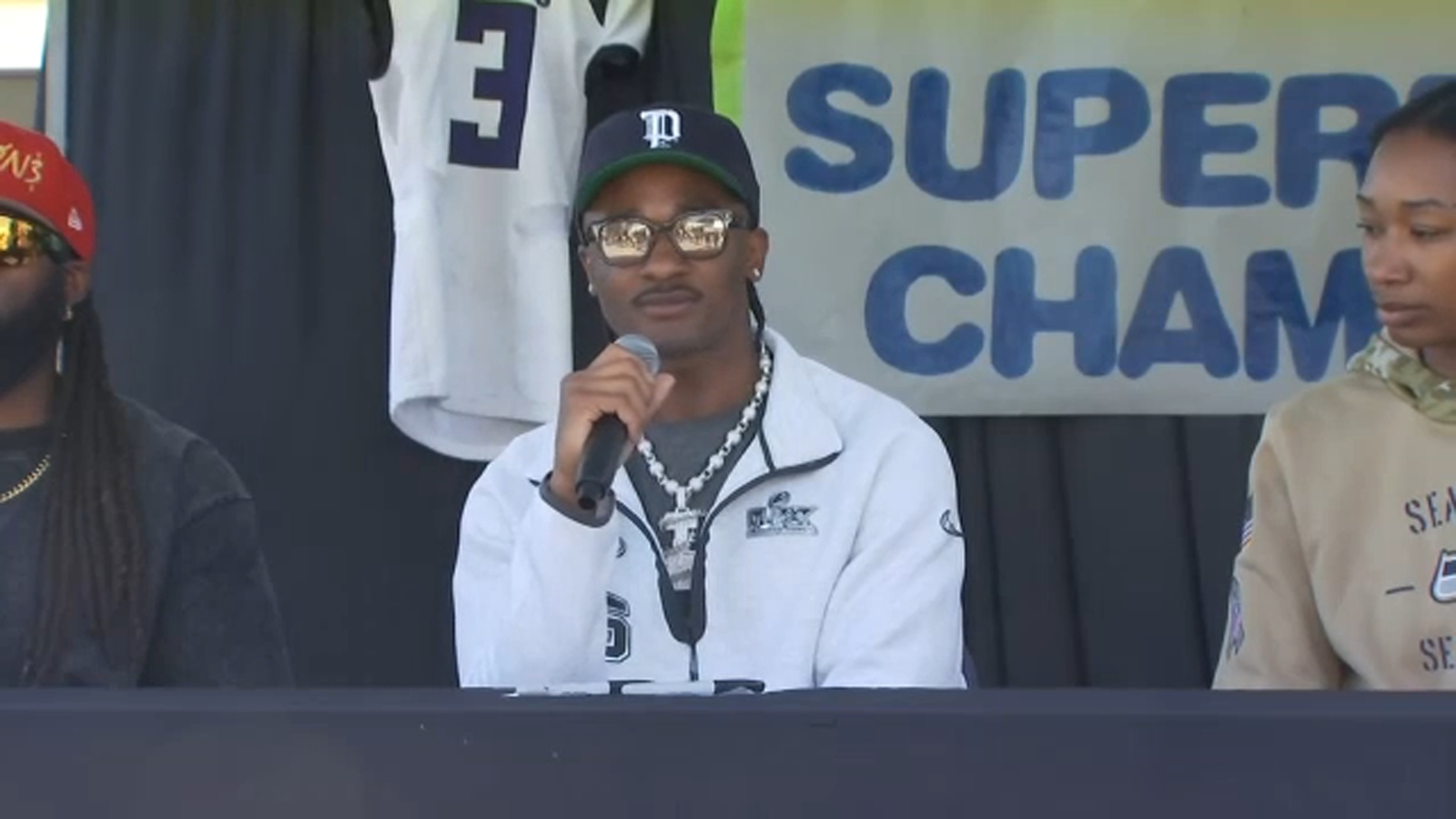 Super Bowl champion Tory Horton returns home to alma mater Washington Union