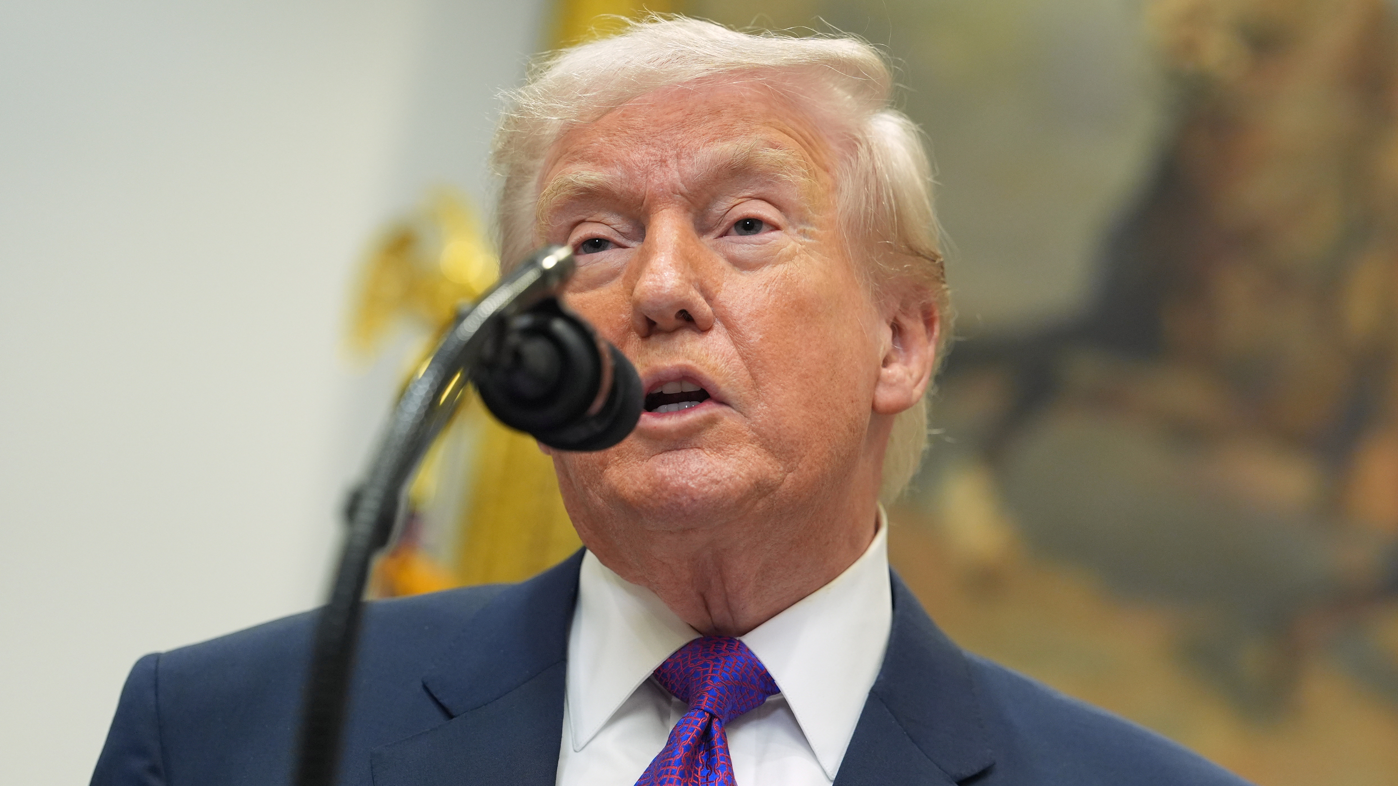 President Donald Trump speaks during an event with Environmental Protection Agency director Lee Zeldin announcing that the EPA will no longer regulate greenhouse gases, in the Roosevelt Room of the White House, Thursday, Feb. 12, 2026, in Washington.