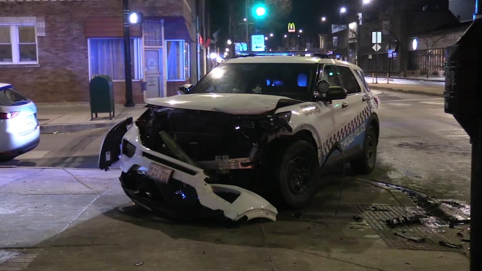 Two Chicago police officers, CTA bus passenger injured in Ukrainian Village crash: CPD