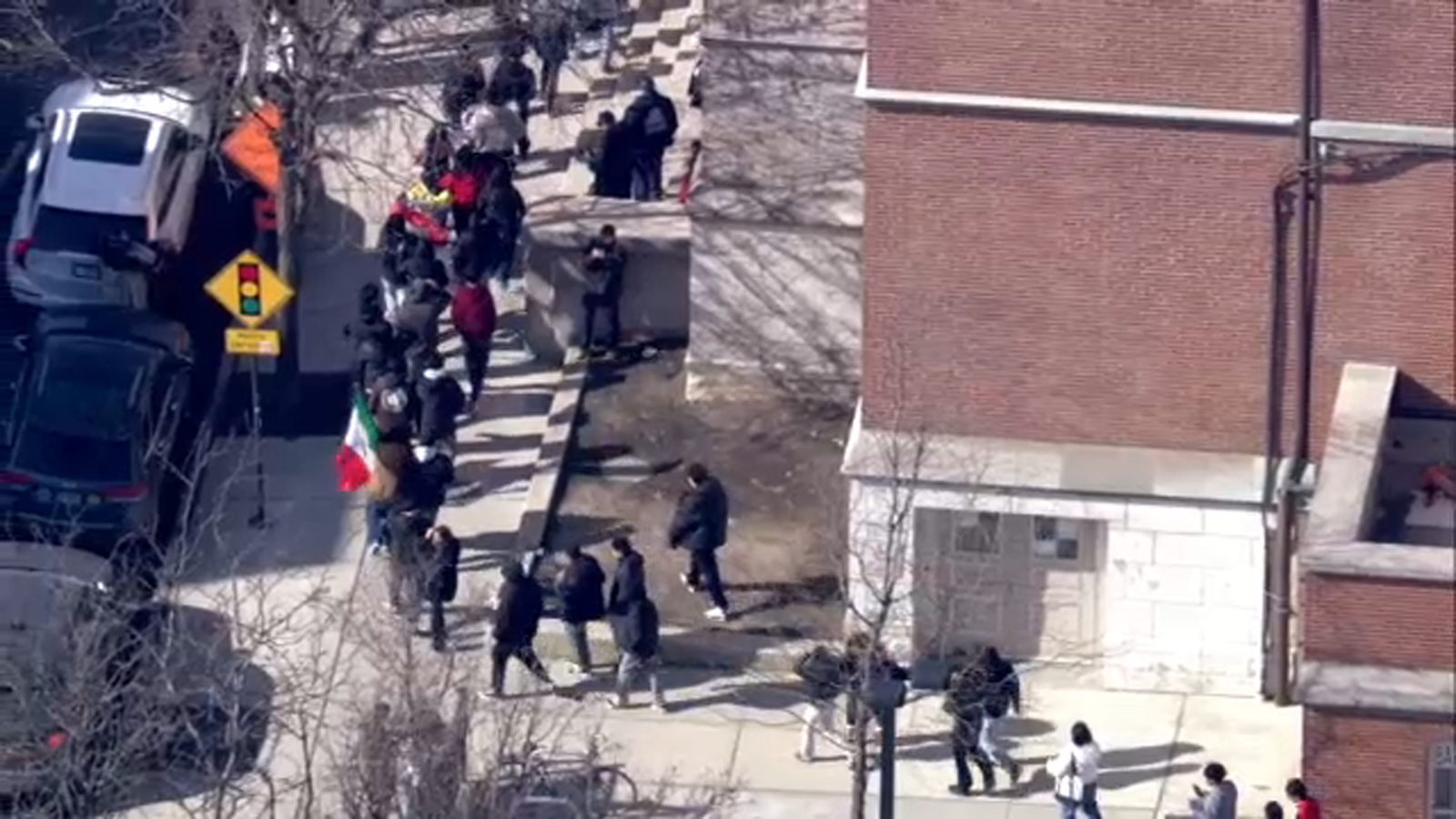 Students in Lakeview, Aurora hold school walkouts to protest immigration enforcement