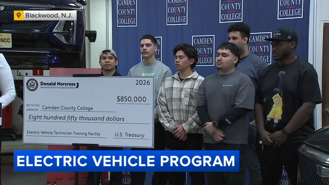 Camden County College electric vehicle program receives new funding