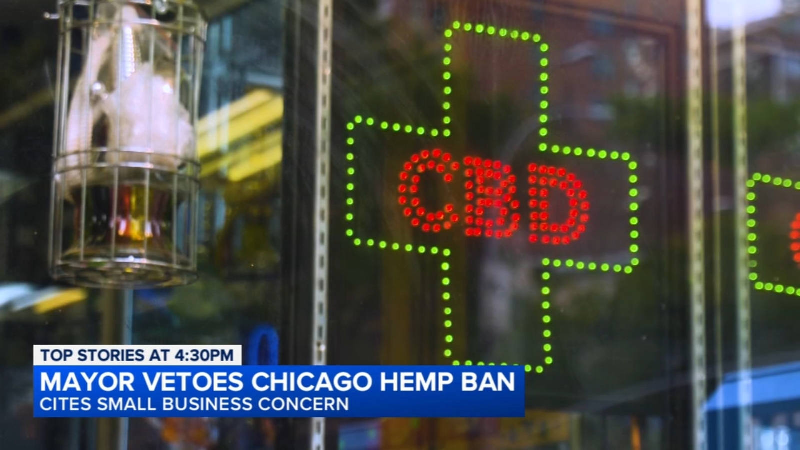 Mayor Johnson vetoing Chicago City Council ordinance to ban sale of most intoxicating hemp products