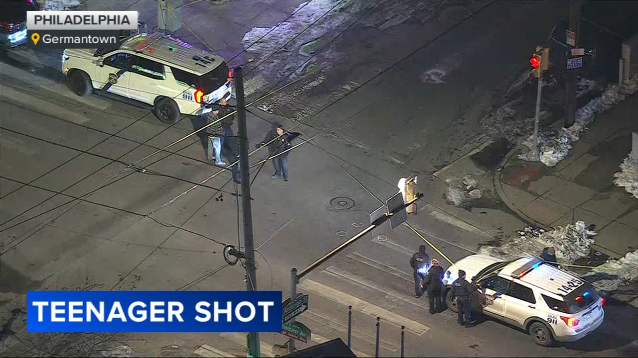 Teen shot in the leg in Philadelphia's Germantown neighborhood