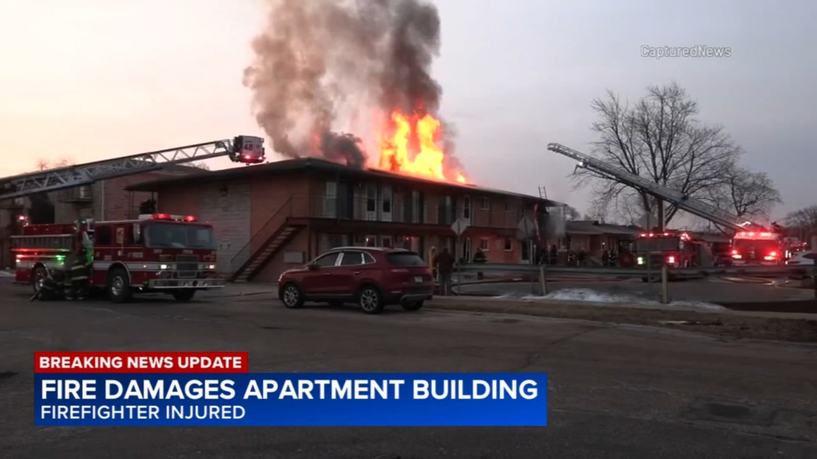Calumet Park fire today: Crews battle fire at apartment building near ...