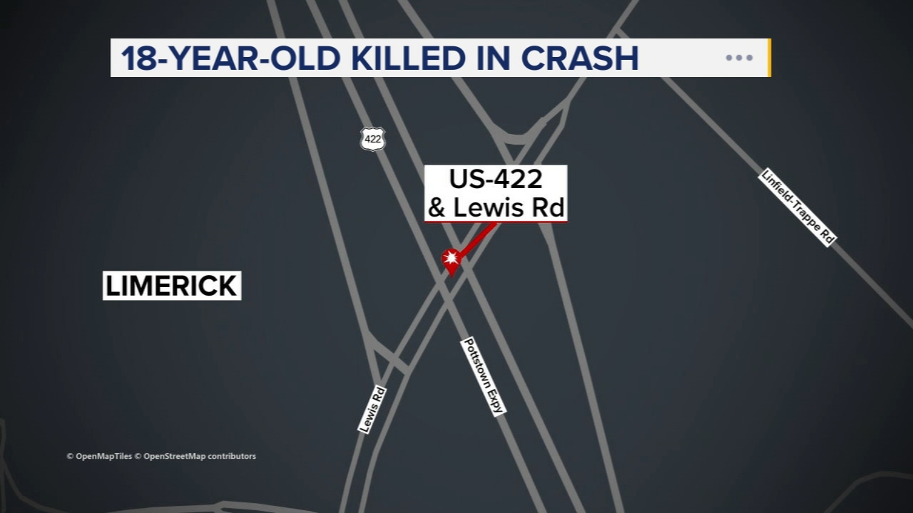 Teen killed, three injured after police pursuit crash in Upper Merion Township