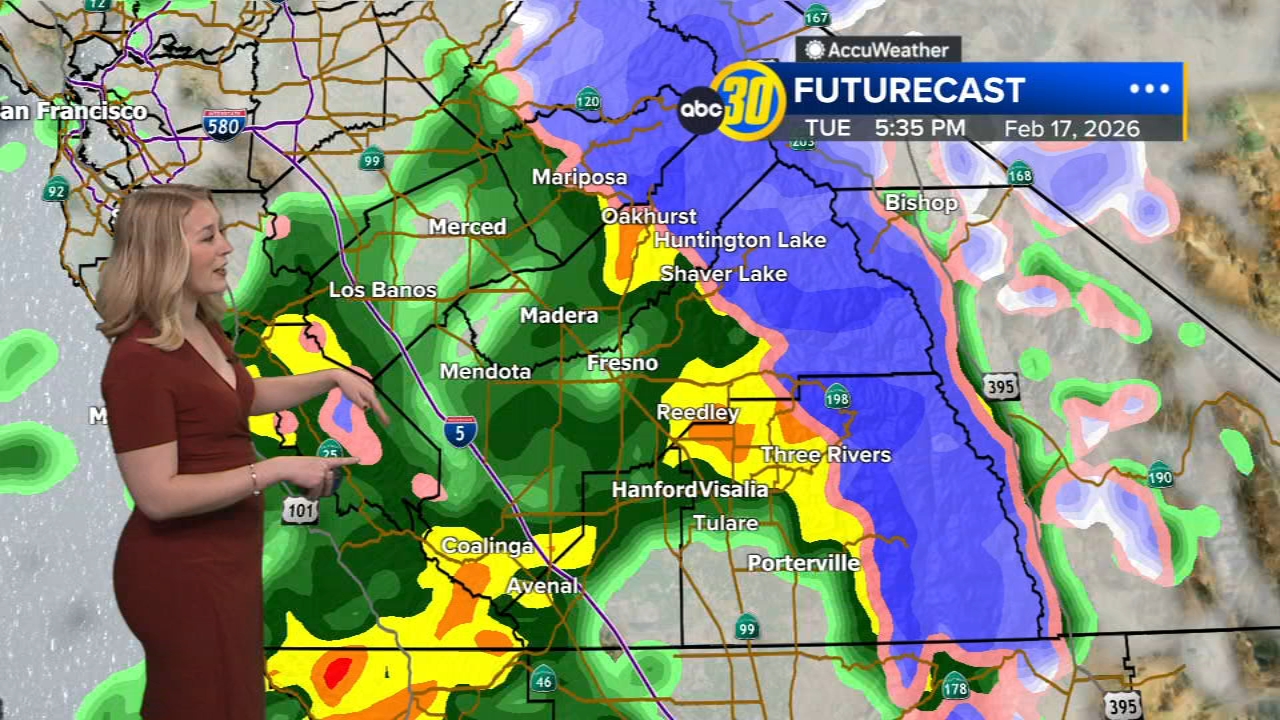 Live updates: Multiple storm systems forecast for Central California this week