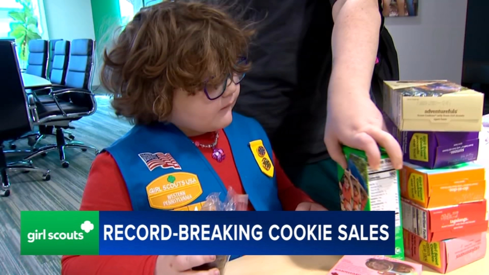 Pennsylvania girl scout holds record with 87,000 cookies sold so far this year