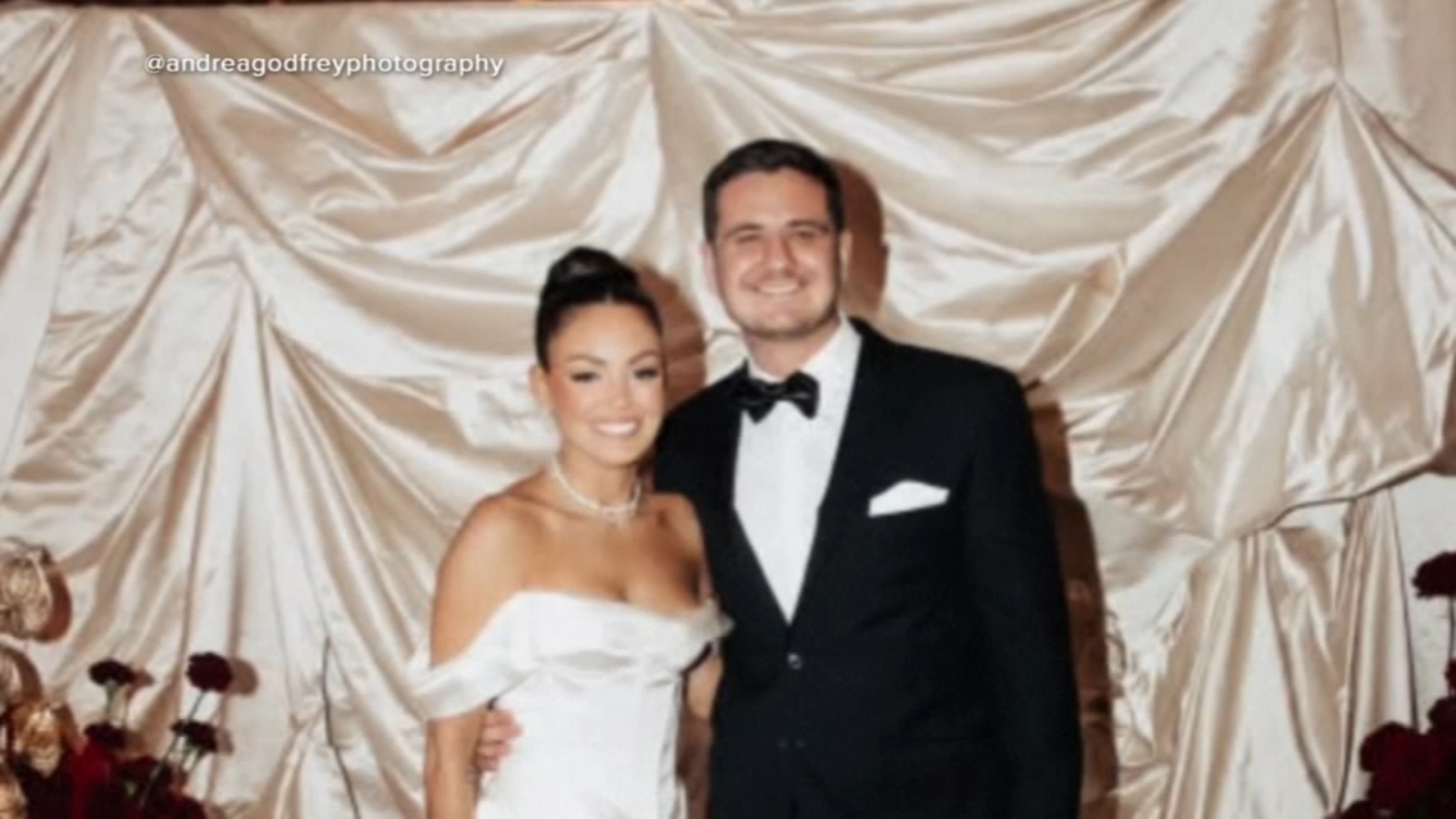 Bride surprises wedding guests with stem cell donor who saved her life