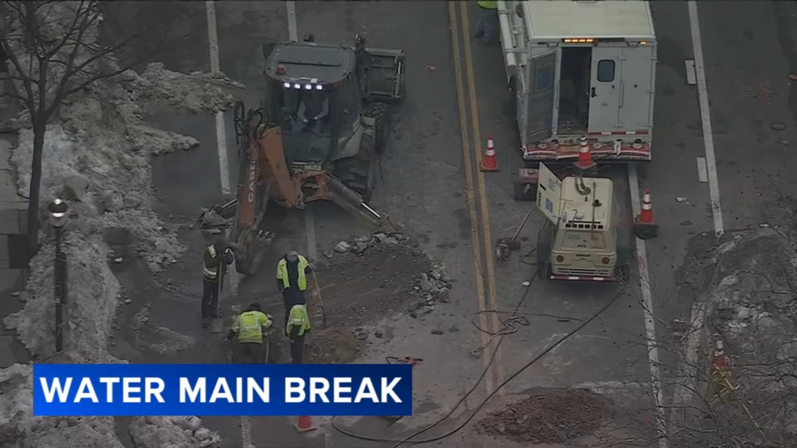 Water main break closes Spruce Street near Penn Medicine hospitals