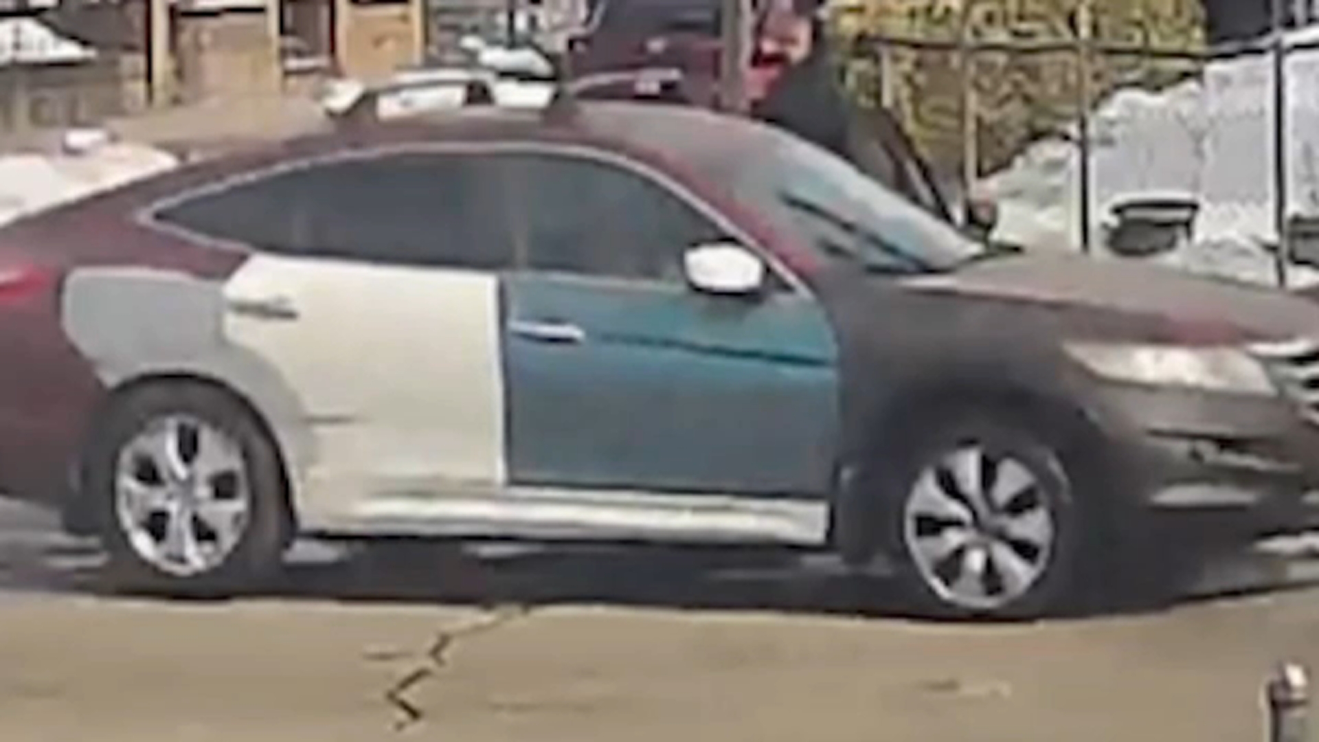 IMAGE: Police are searching for this car, which is believed to be involved in a hit-and-run on Feb. 14.