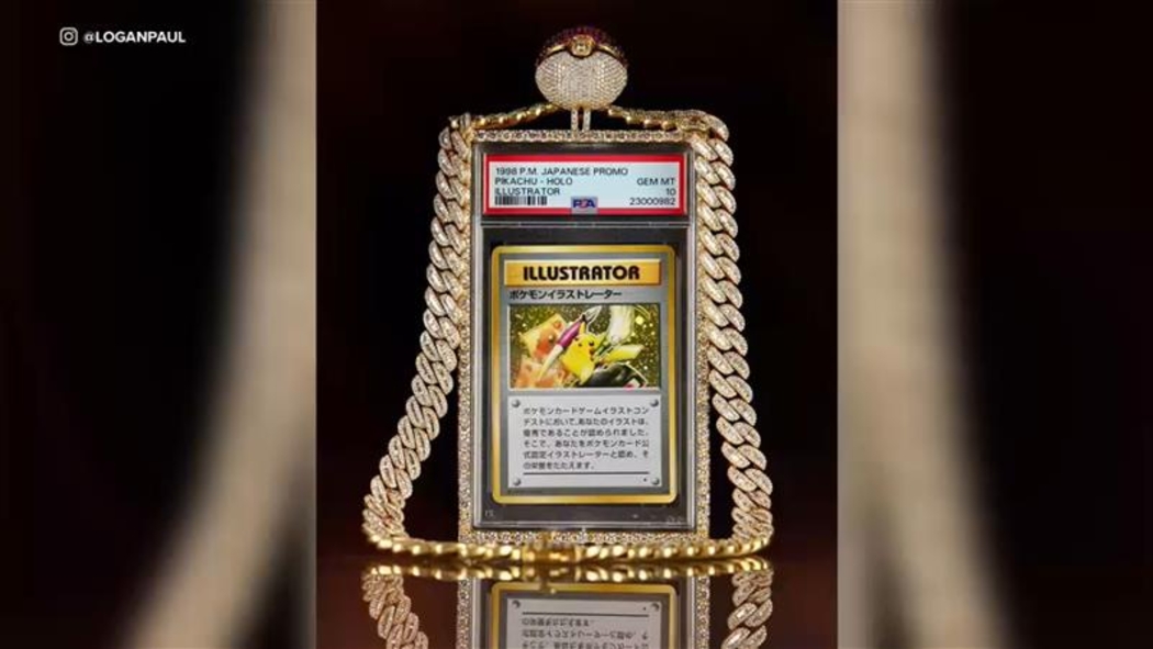 Logan Paul's Pikachu Illustrator Pokmon card sells for record $16.5M at  auction - ABC7 Chicago
