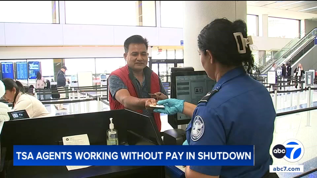 TSA works without pay during partial U.S. government shutdown