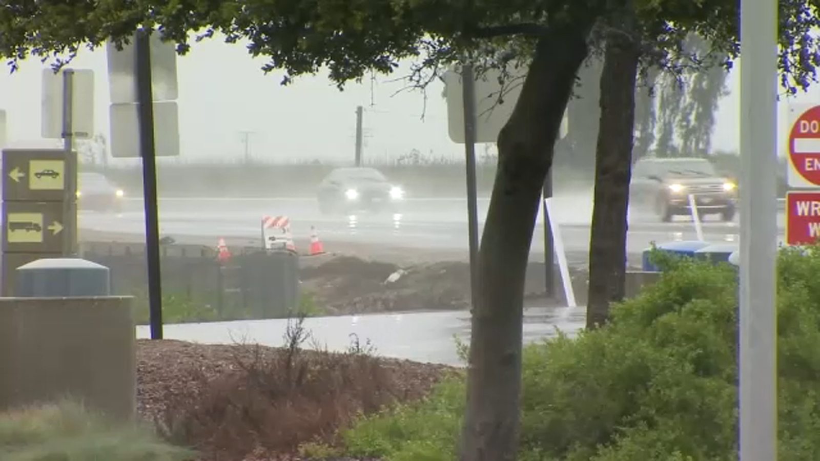 Drivers met with low visibility, heavy rain as CHP warns of rising crashes