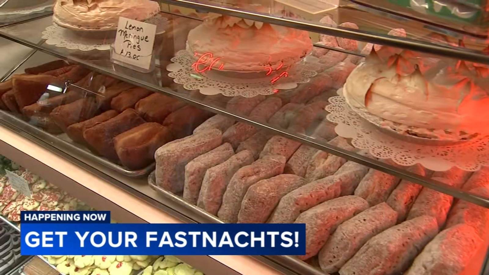 Customers line up at local bakeries for Fastnacht Day