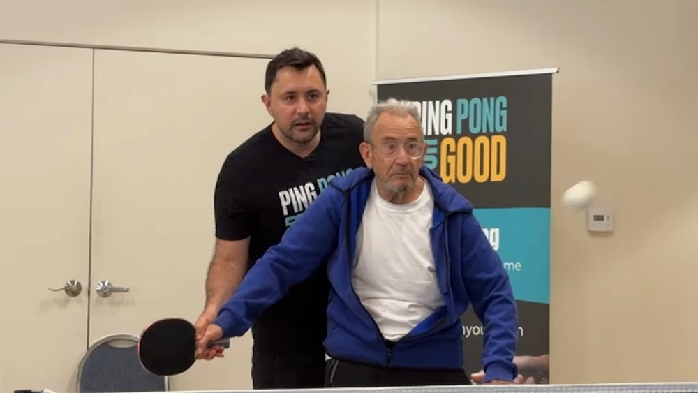 Ping pong program helps seniors build strength and community