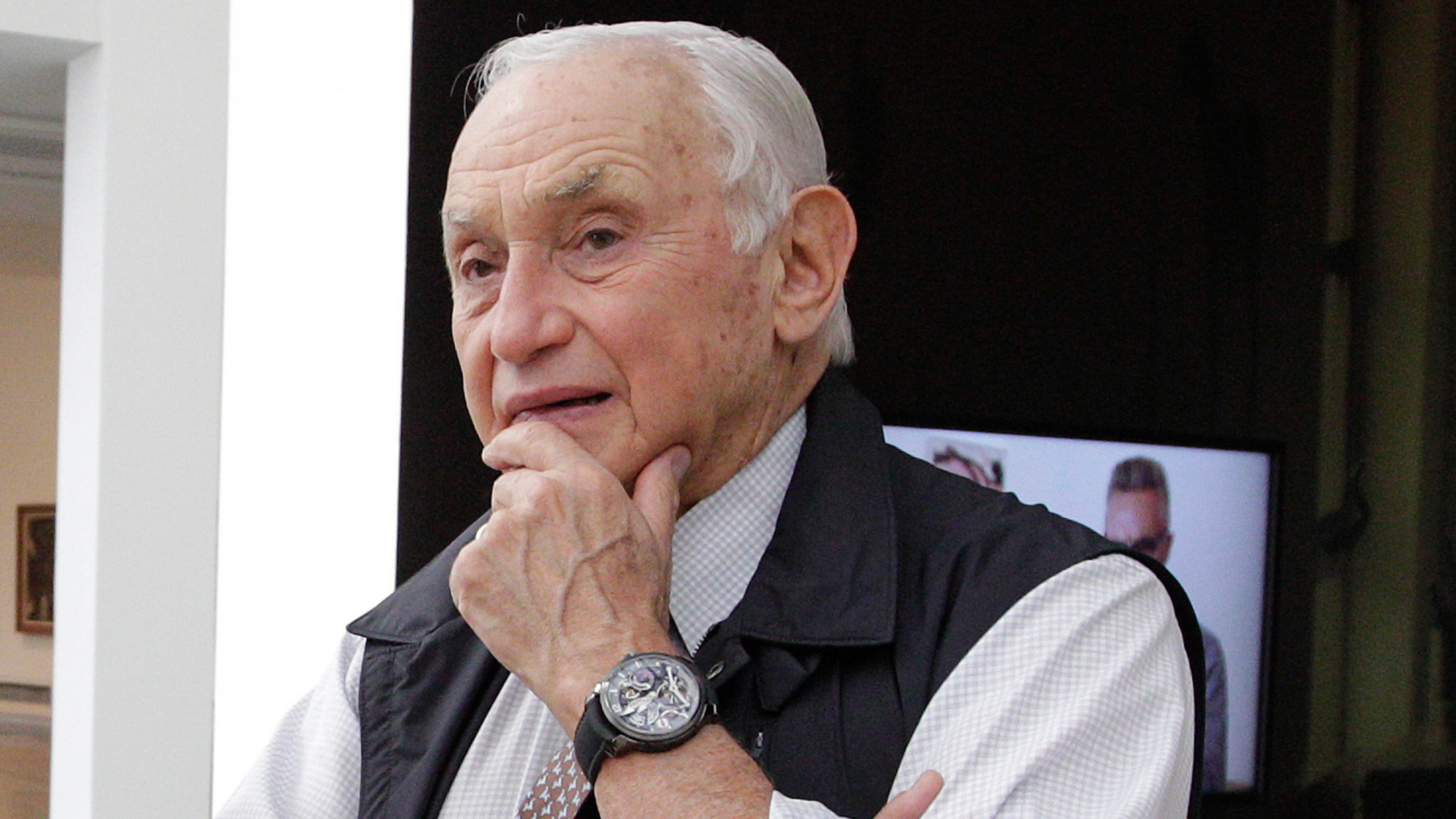 This Sept. 19, 2014 file photo shows retail mogul Leslie Wexner, at the Wexner Center for the Arts in Columbus, Ohio. 