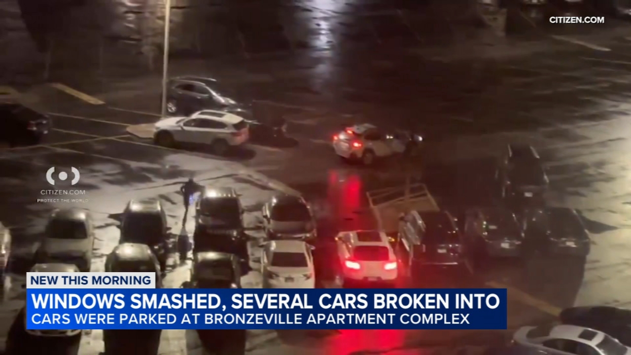 Neighbors had to wake up to shattered glass on Wednesday morning.