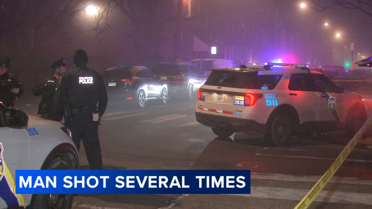 Man shot multiple times in North Philadelphia