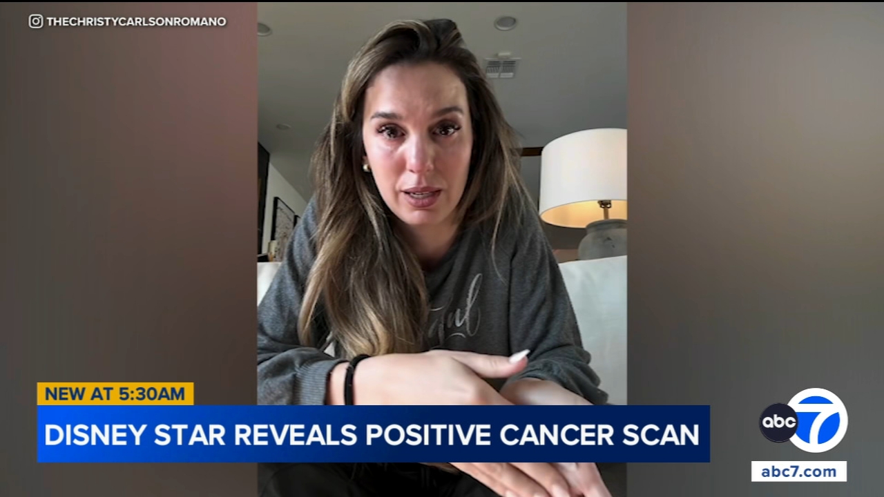 Former Disney Channel star Christy Carlson Romano emotional after positive cancer screening