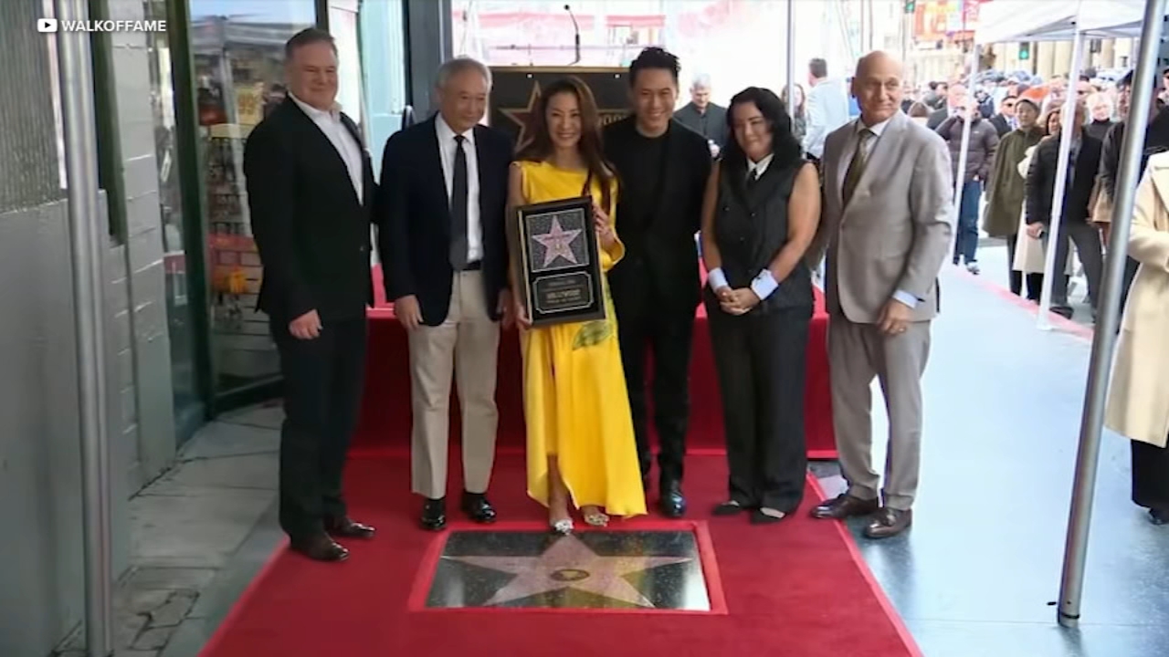 Michelle Yeoh honored with star on Hollywood Walk of Fame: 'I'm so psyched'